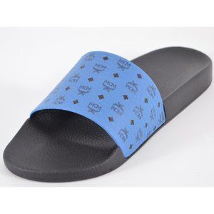 mcm men's visetos slide sandals